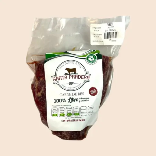 Filete en trozo de res 500gr SANTA PRADERA