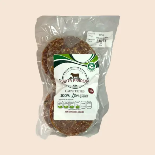 Hamburguesa de res 400gr SANTA PRADERA