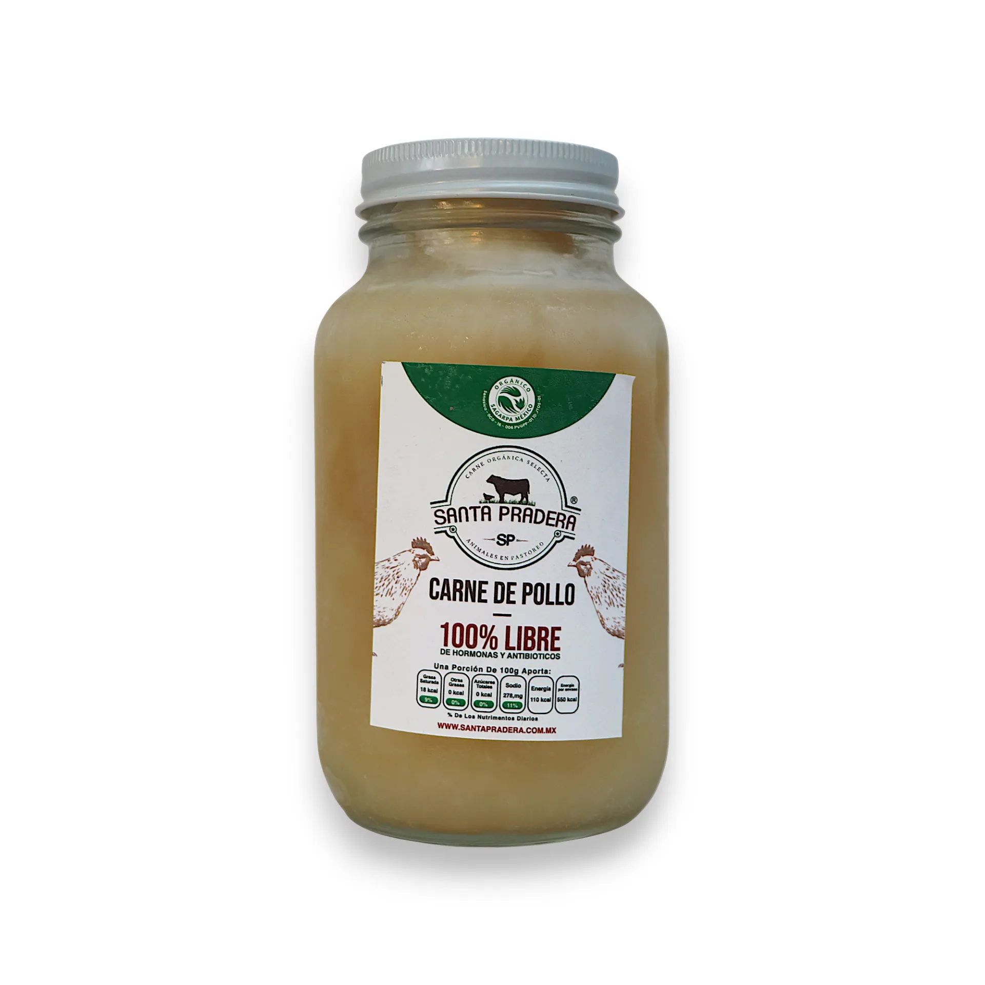 Caldo de huesos de pollo 920ml SANTA PRADERA
