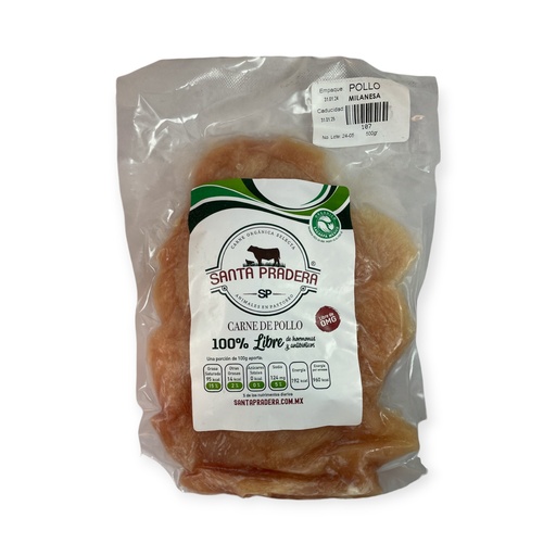 Milanesa de pollo 500gr SANTA PRADERA