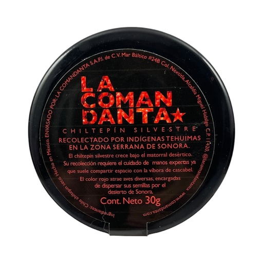 [7503021130181] Chiltepin silvestre 30gr LA COMANDANTA