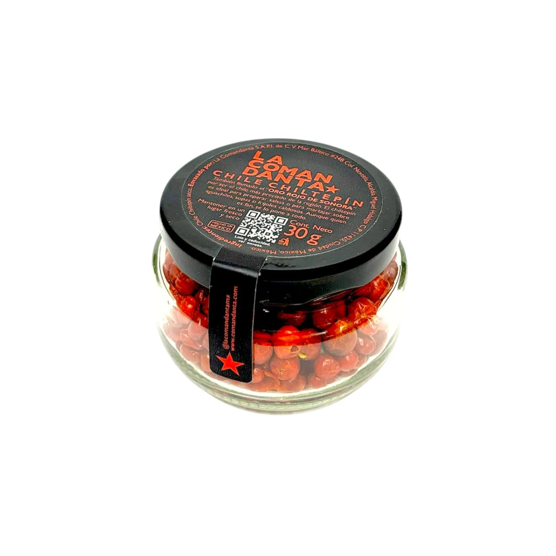 Chile chiltepín silvestre 30gr LA COMANDANTA