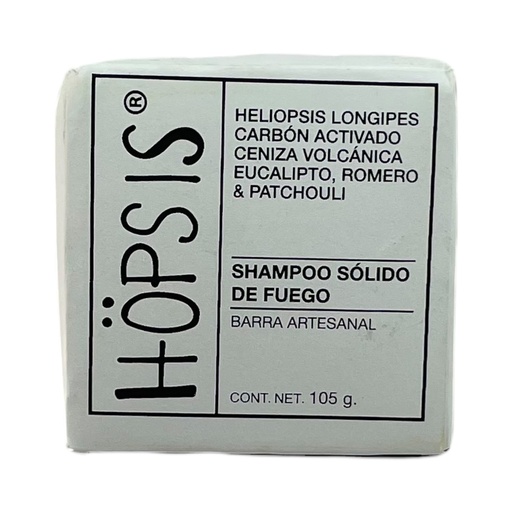 [7502286160278] Shampoo sólido de fuego 105gr HÖPSIS