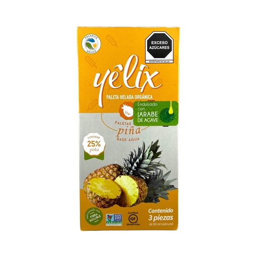 [7502258960783] Paletas base agua piña 3 pza VIVENTE