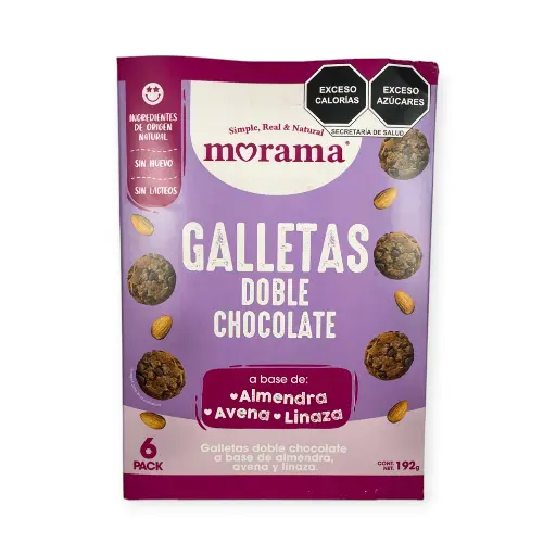 [7503032941721] Galletas con doble chocolate 192gr MORAMA