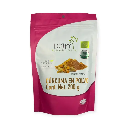 [7502238371950] Cúrcuma en polvo 200gr LEAFY