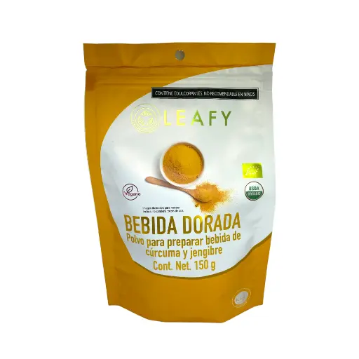 [7502238375163] Leche dorada en polvo 150gr LEAFY