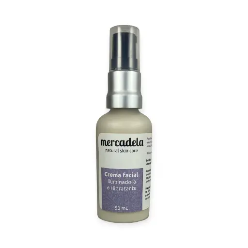 Crema facial iluminadora e hidratante 50ml MERCADELA