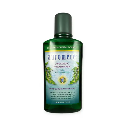 [027275300208] Enjuague bucal con 23 hierbas, neem y peelu AUROMERE