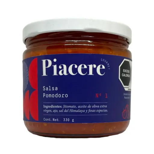[7508006268279] Salsa pomodoro artesanal 330gr PIACERE