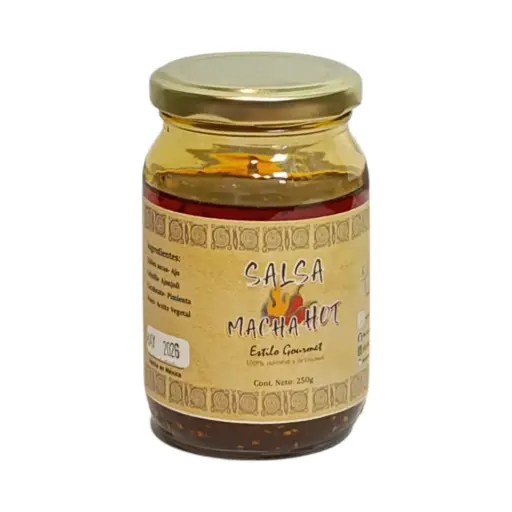 [7503007802529] Salsa macha hot 250gr RÍO TURQUESA