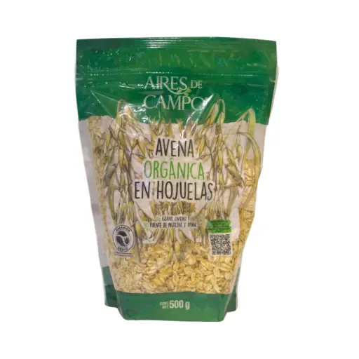 [7502219838809] Avena orgánica en hojuelas 500gr AIRES DE CAMPO