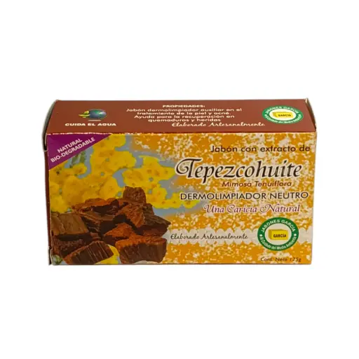 [7503011486526] Jabón de tepezcohuite 125gr GARCÍA