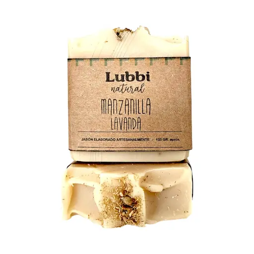 Jabón con manzanilla y lavanda 135gr LUBBI
