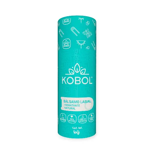 [BLN6] Bálsamo labial natural vegano push up 7gr KOBOL