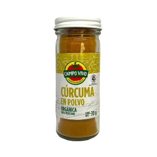 [7502236174089] Cúrcuma en polvo 65gr CAMPO VIVO