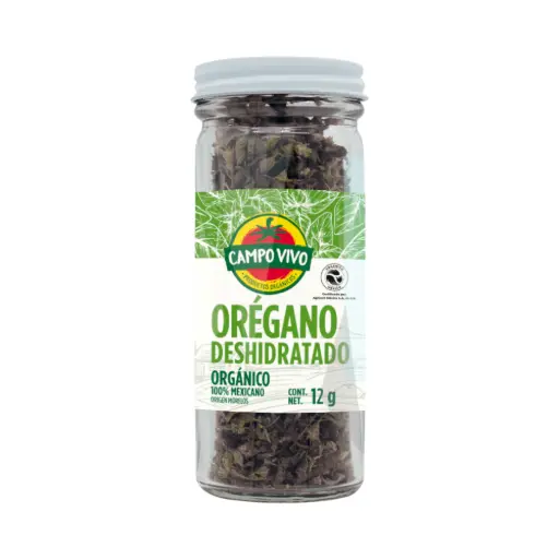 Orégano deshidratado orgánico 12gr CAMPO VIVO