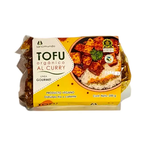 [7503003026624] Tofu al curry orgánico 200gr SANO MUNDO