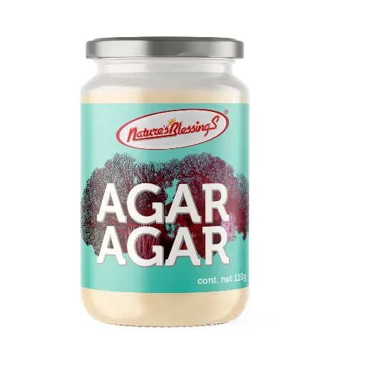 [7503012295554] Agar agar en polvo puro de alga 110gr NATURE´S BLESSINGS