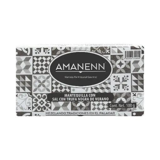 [7500464315625] Mantequilla artesanal de sal con trufa negra de verano 100gr AMANENN