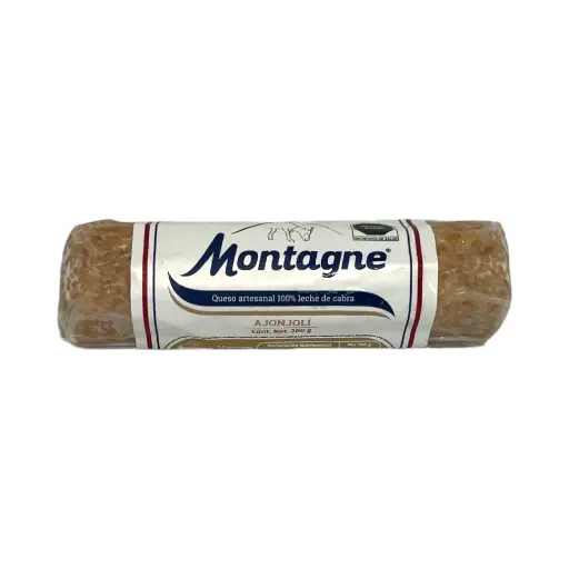 [7503024388190] Queso de cabra con ajonjolí 200gr MONTAGNE