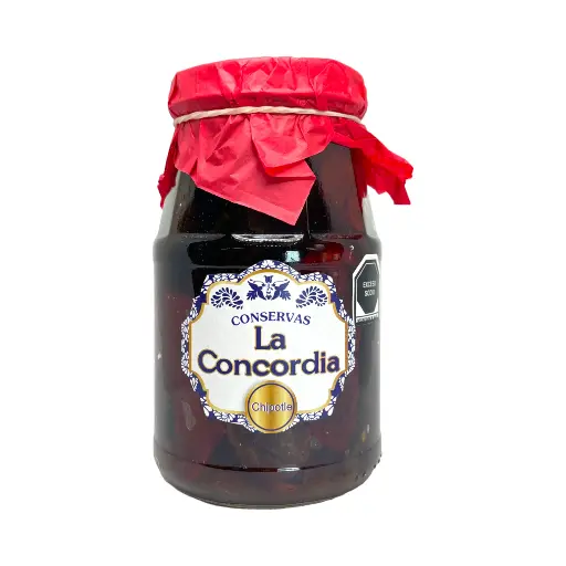 Conserva de chile chipotle 500gr LA CONCORDIA