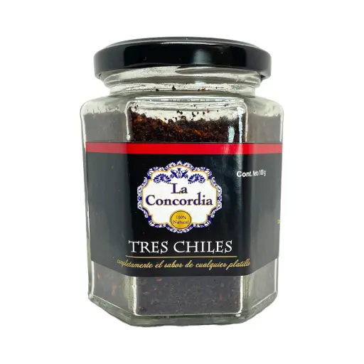Salsa seca de tres chiles 100gr LA CONCORDIA