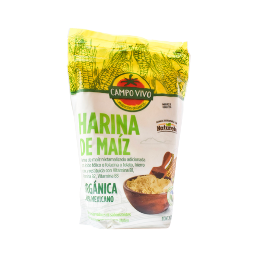 [7502236173211] Harina de maíz 800gr CAMPO VIVO 