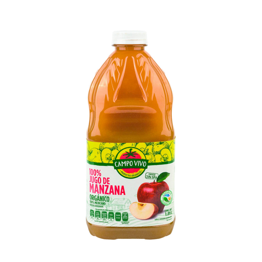 [7502236172771] Jugo de manzana orgánico 1.89L CAMPO VIVO 