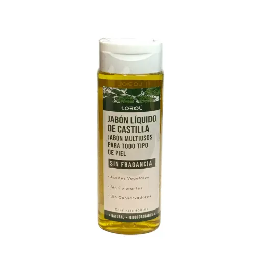 [7501765100897] Jabón líquido de Castilla neutro 400ml LOBIOL
