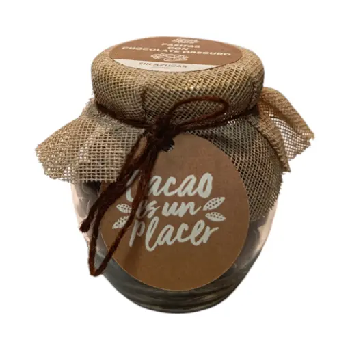 [7501765260317] Tarro mielero con pasitas amargas sin azúcar 225gr CACAO ES UN PLACER