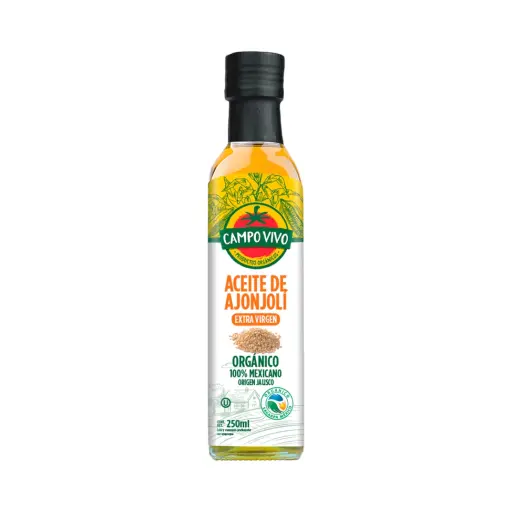 [7502236172924] Aceite de ajonjolí 250ml CAMPO VIVO
