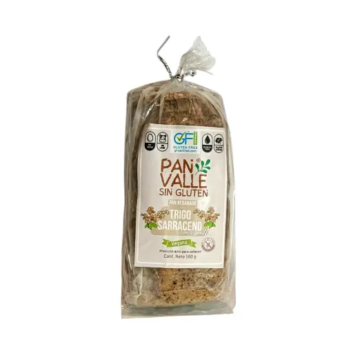 Pan sin gluten de trigo sarraceno 580gr PAN VALLE