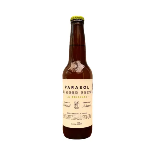 [7500463200700] Bebida carbonatada de jengibre Ginger Brew 355ml PARASOL
