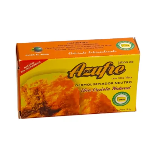 [7503011486625] Jabón de azufre 125gr GARCÍA