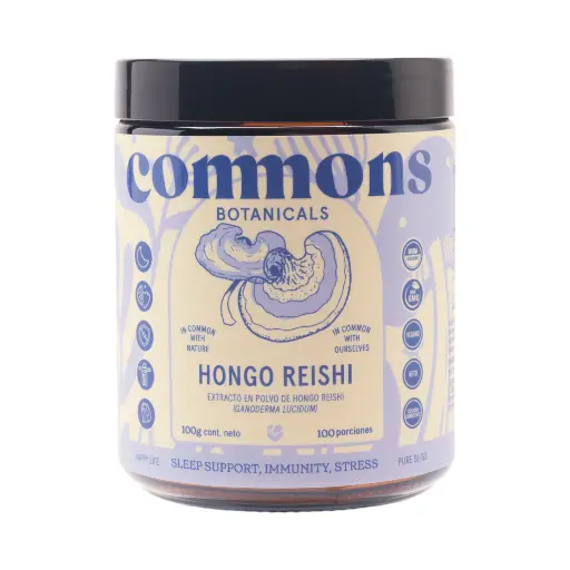 [7503033550564] Hongo reishi en cápsulas 120pz COMMONS
