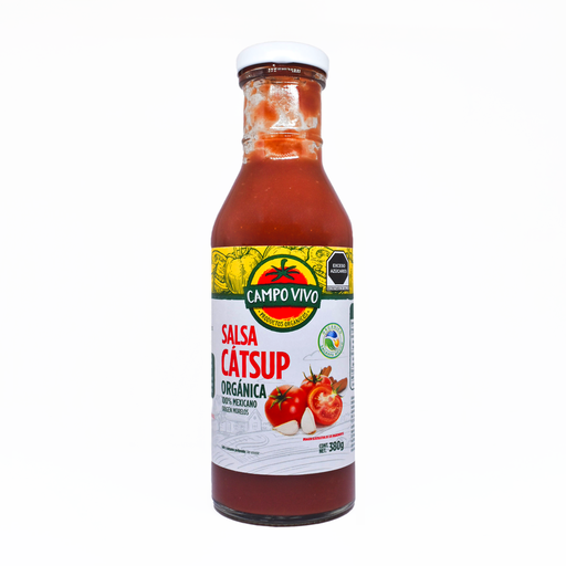 [7502236171965] Salsa cátsup orgánica 380gr CAMPO VIVO 