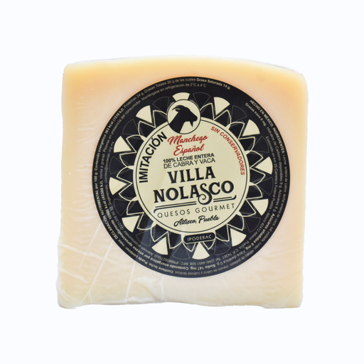 Queso manchego español en triángulo (250gr aprox.) pza VILLA NOLASCO