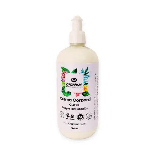 [7500811002185] Crema corporal de coco 500ml COCOMIO