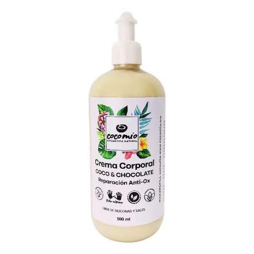 [7500811002178] Crema corporal de coco y chocolate 500ml COCOMIO