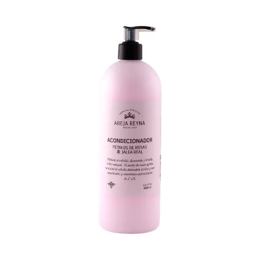 [7502281601264] Acondicionador revitalizante con pétalos de rosas, jalea real y miel orgánica 960ml ABEJA REYNA