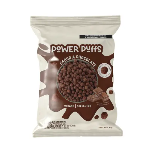 [7500465107526] Cereal de chocolate alto en proteína 36gr POWER PUFFS