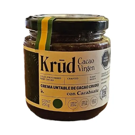 [7500463616358] Crema untable con cacahuate 200gr KRUD