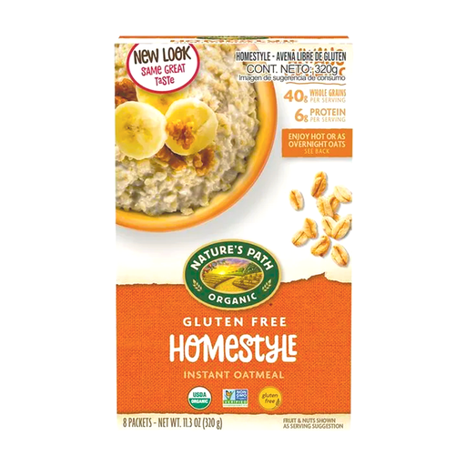 [ABO251] Avena instantánea Homestyle Gluten Free 320gr NATURE'S PATH
