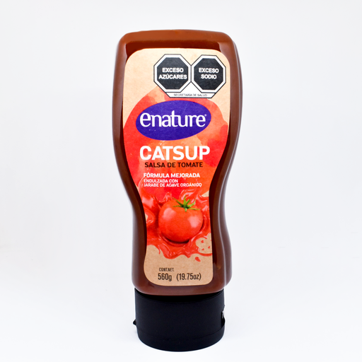 [PT00636] Salsa cátsup endulzada con agave 560gr E-NATURE
