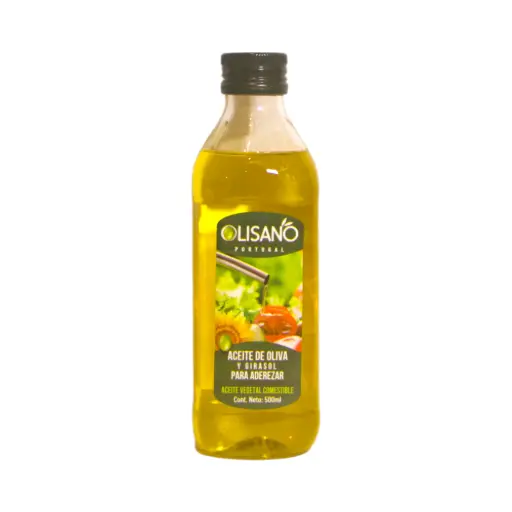 [6500644594016] Aceite de olivo y girasol para aderezar 500ml OLISANO