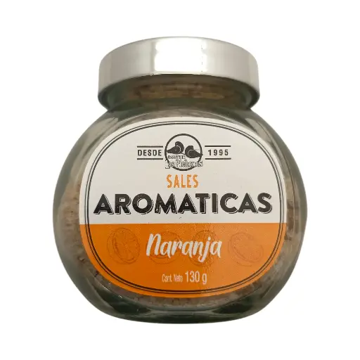 [SAN-F-013] Sal aromática de naranja 130gr LOS PICHONES