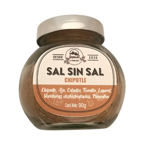 [SSSC-F-019] Mezcla de verduras y especias sin sal de chipotle 90gr LOS PICHONES