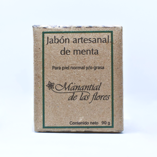 [7503020772504] Jabón de menta 90gr MANANTIAL DE LAS FLORES