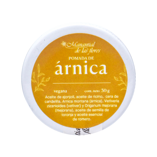 [7503020772757] Pomada de árnica para golpes chica 30gr MANANTIAL DE LAS FLORES